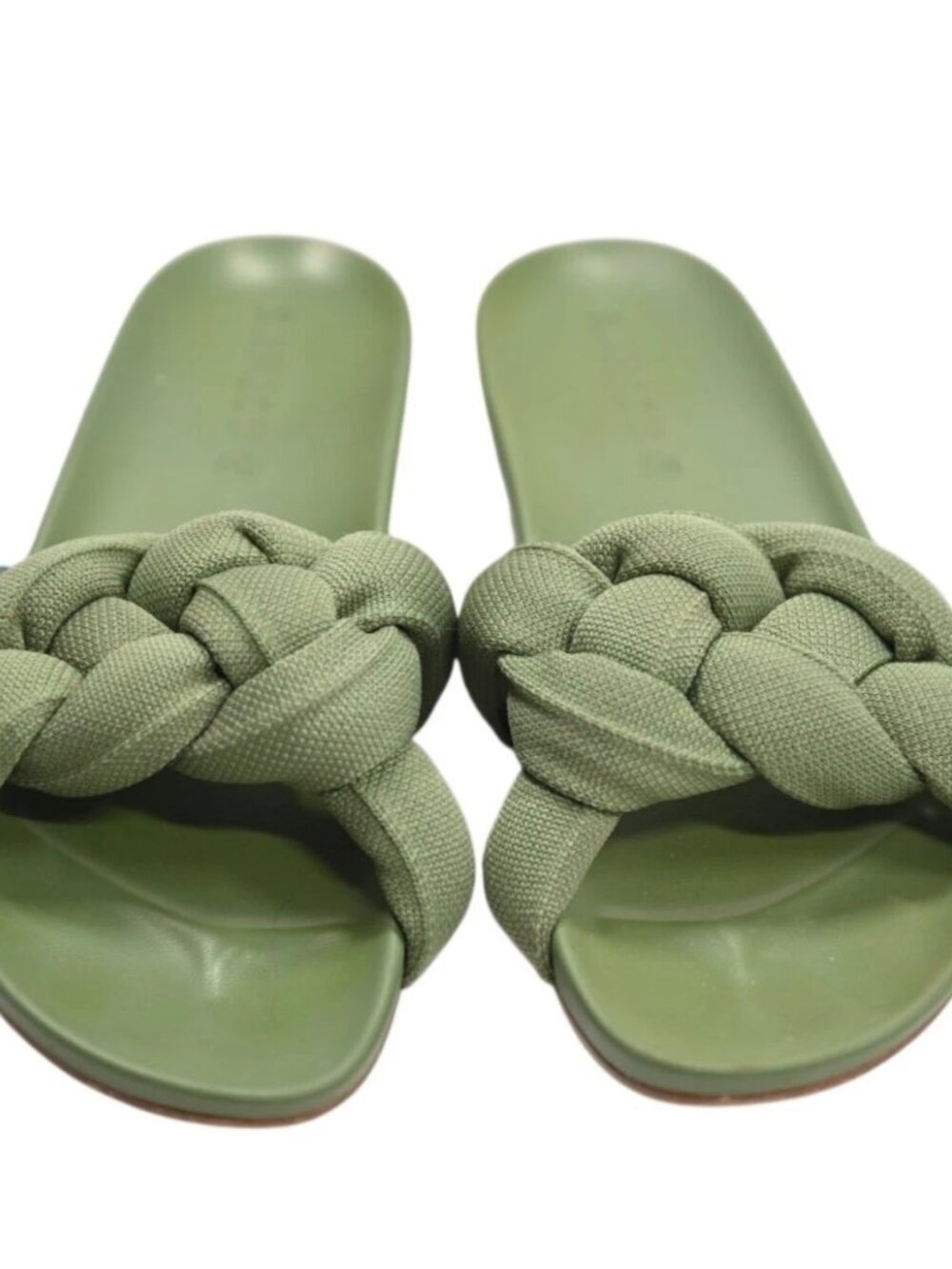 Rothy's Bubble Slide Sandals - Green - 7.5